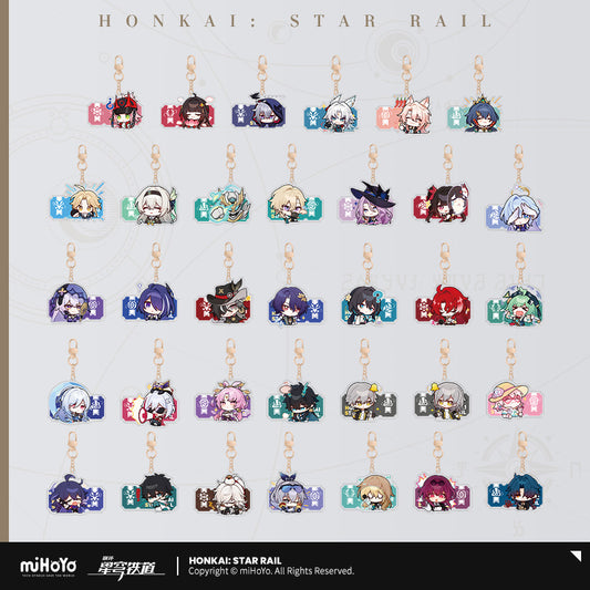 [Official Merchandise] Pom-Pom Exhibition Hall Series: Acrylic Charms | Honkai: Star Rail