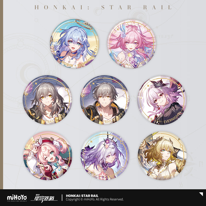 [Official Merchandise] Illustration Series Tinplate Badge - Remembrance Path | Honkai: Star Rail