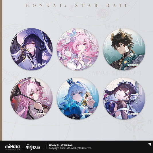 [Official Merchandise] Interstellar Journey Series Tinplate Badge Vol.2 | Honkai: Star Rail