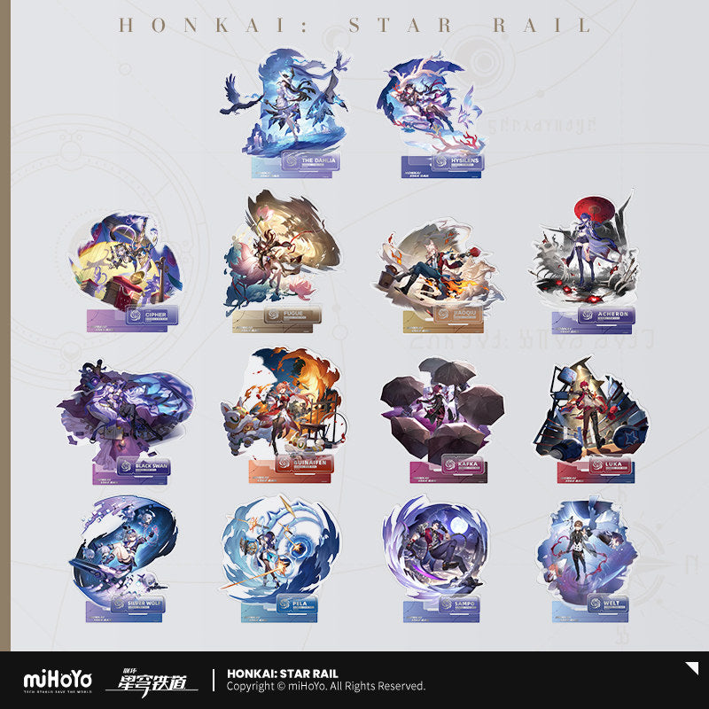 [Official Merchandise] Illustration Series Acrylic Standees - Nihility Path | Honkai: Star Rail
