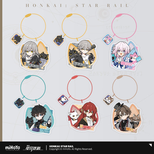 [Official Merchandise] Little Cat Series Acrylic Charm | Honkai: Star Rail