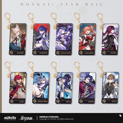 [Official Merchandise] Illustration Series Acrylic Keychains - Nihility Path | Honkai: Star Rail