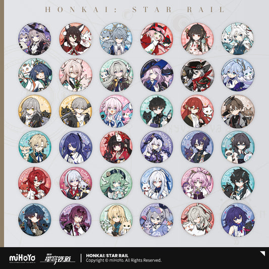 [Official Merchandise] Little Cat Series Tinplate Badges | Honkai: Star Rail