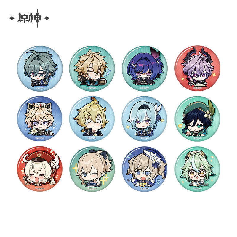 [Official Merchandise] Chibi Emoji Series Badge - Mondstadt | Genshin Impact