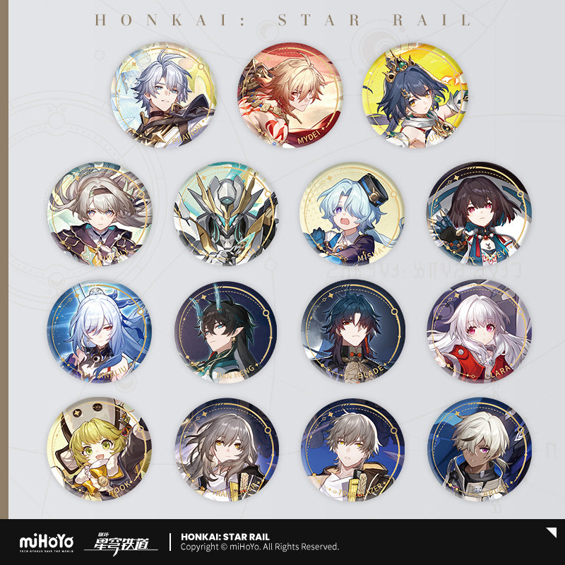 [Official Merchandise] Illustration Series Tinplate Badges - Destruction Path | Honkai: Star Rail