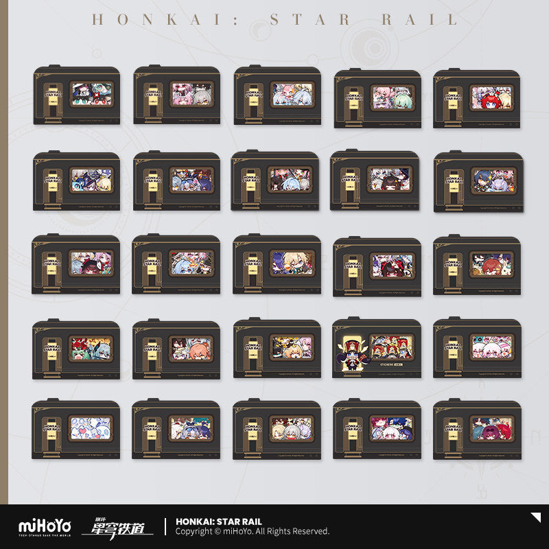 [Official Merchandise] Pom-Pom Gallery Series Chibi Sticker Pack | Honkai: Star Rail