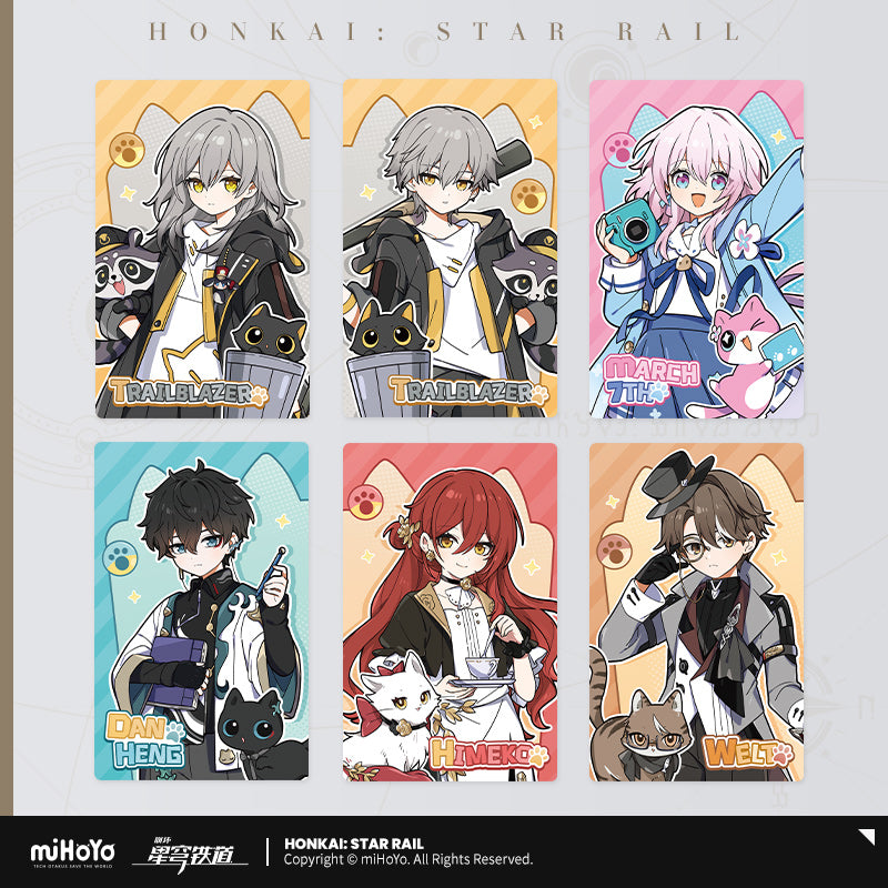 [Official Merchandise] Little Cat Series Holographic Collectible Ticket | Honkai: Star Rail