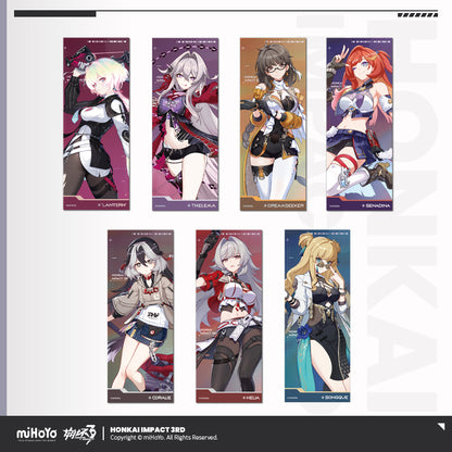 [Official Merchandise] Part 2 Character Illustration Series Holographic Ticket | Honkai Impact 3rd