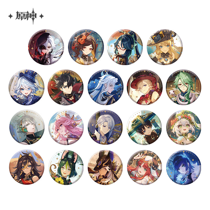 [Official Merchandise] Unheard Anecdotes Series: Character Badges | Genshin Impact