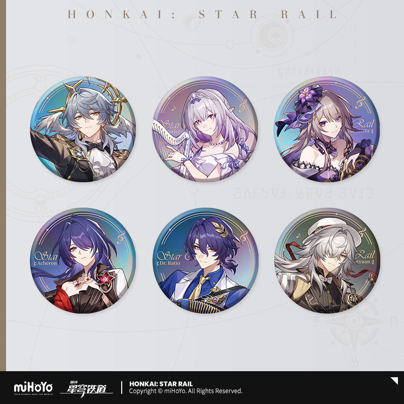 [Official Merchandise] Star Rail LIVE Series Tinplate Badges