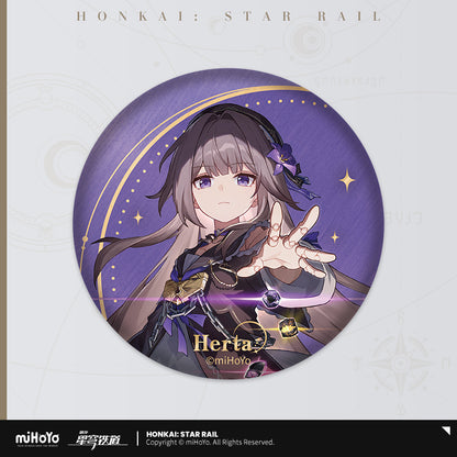 [Official Merchandise] Interstellar Journey Series Tinplate Badges Vol.1 | Honkai: Star Rail