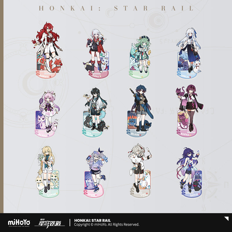 [Official Merchandise] Little Cat Series Acrylic Standee | Honkai: Star Rail