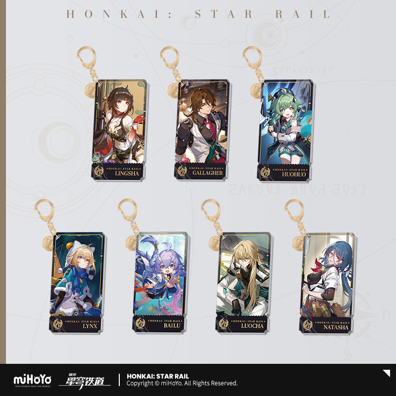 [Official Merchandise] Illustration Series Acrylic Keychains - Abundance Path | Honkai: Star Rail