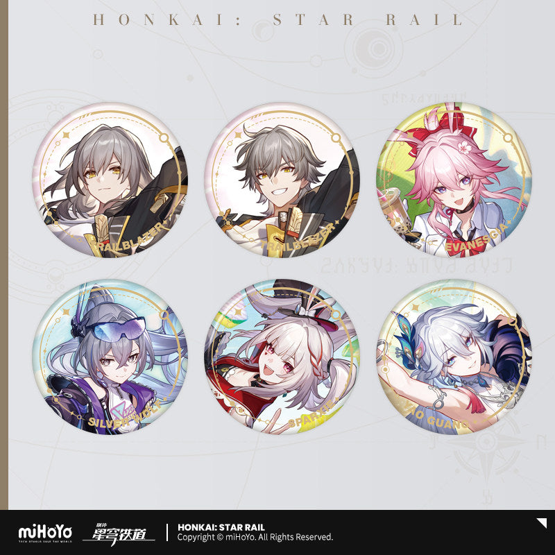 [Official Merchandise] Illustration Series Tinplate Badge - Elation Path | Honkai: Star Rail