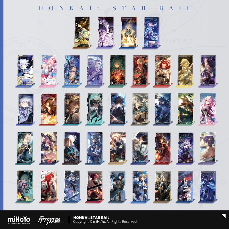 [Official Merchandise] Light Cone Series Liquid Glitter Acrylic Standee | Honkai: Star Rail