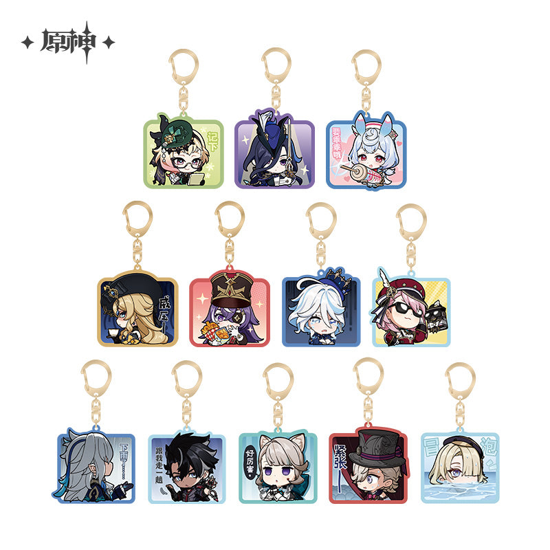 [Official Merchandise] Chibi Emoji Series Charm - Court of Fontaine | Genshin Impact