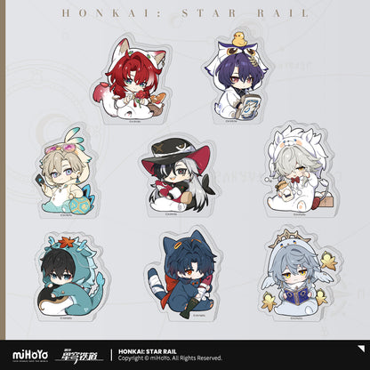 [Official Merchandise] Boys’ Dormitory Series Chibi Acrylic Mini Standee | Honkai: Star Rail