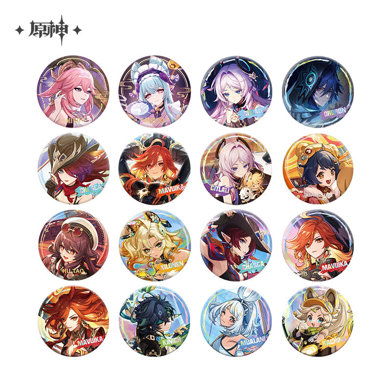 [Official Merchandise] Genshin Impact Theme Series Character Badge Vol.2