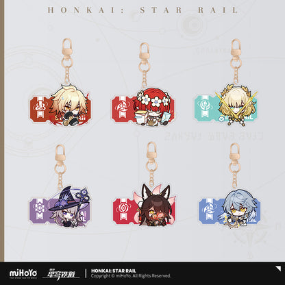 [Official Merchandise] Pom-Pom Exhibition Hall Series: Acrylic Charms | Honkai: Star Rail
