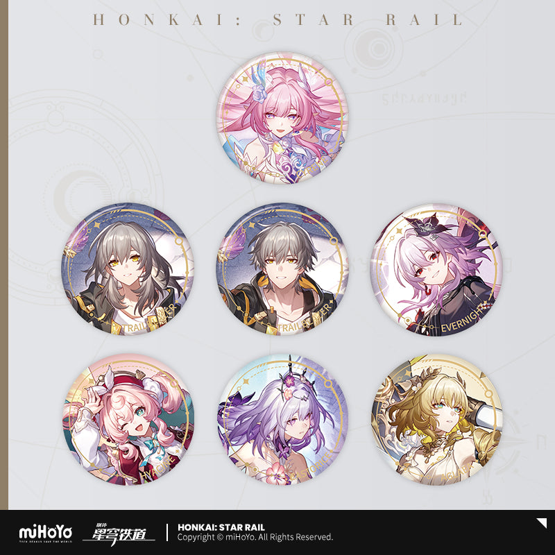 [Official Merchandise] Illustration Series Tinplate Badge - Remembrance Path | Honkai: Star Rail