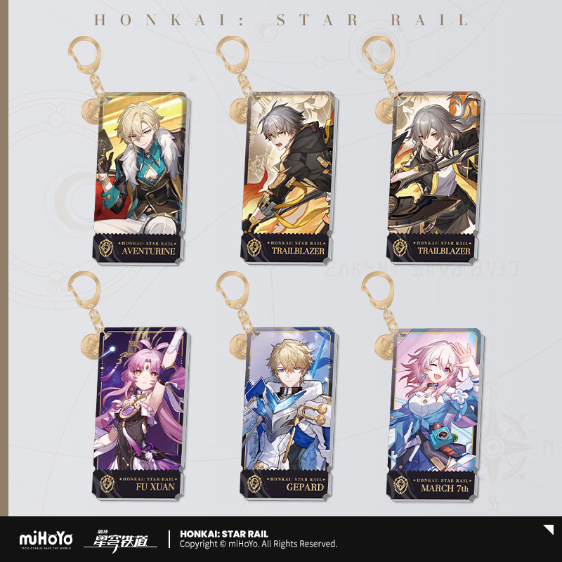 [Official Merchandise] Illustration Series Acrylic Keychains - Preservation Path | Honkai: Star Rail