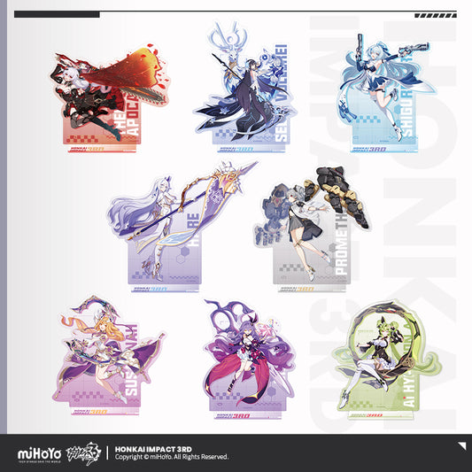 [Pre-Order] Character Illustration Series Acrylic Standees | Honkai Impact 3rd (April 2024)