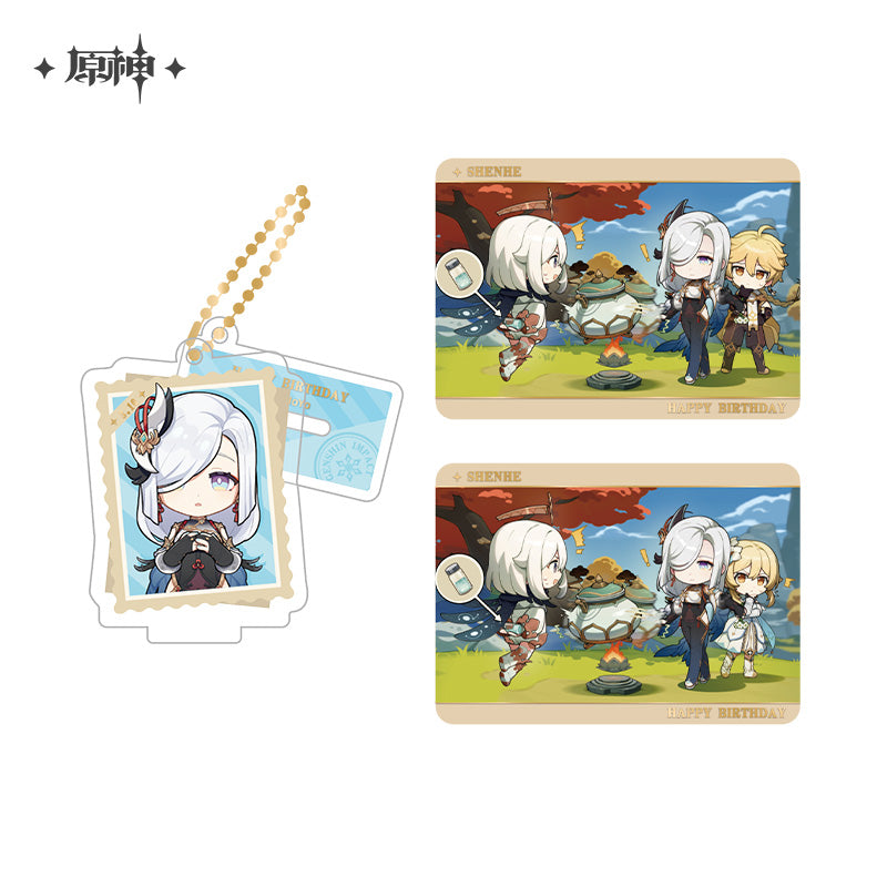 [Official Merchandise] Captured Memories Series: Character Standee Collectible Card Set | Genshin Impact