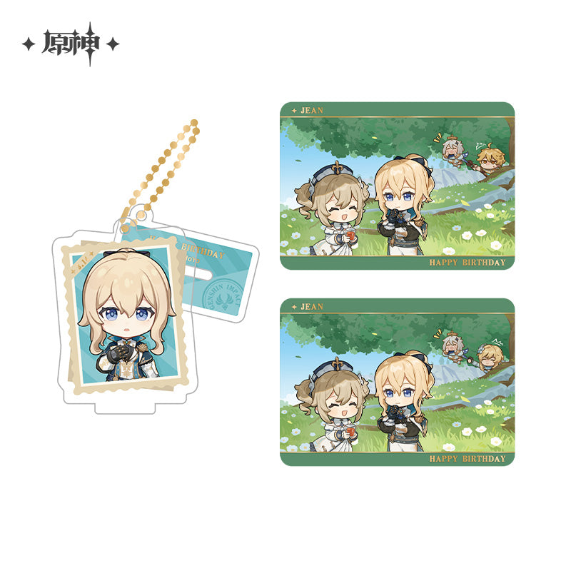 [Official Merchandise] Captured Memories Series: Character Standee Collectible Card Set | Genshin Impact