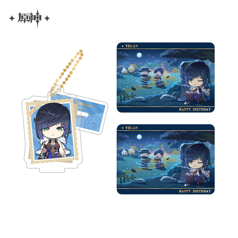 [Official Merchandise] Captured Memories Series: Character Standee Collectible Card Set | Genshin Impact