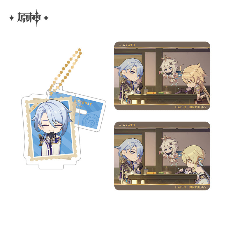 [Official Merchandise] Captured Memories Series: Character Standee Collectible Card Set | Genshin Impact