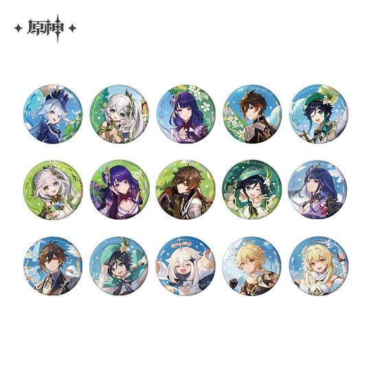 [Official Merchandise] Genshin Impact Anniversary Celebration Series: Character Badges