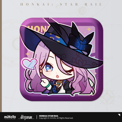 [Official Merchandise] Pom-Pom Exhibition Hall Series: Square Badges | Honkai: Star Rail