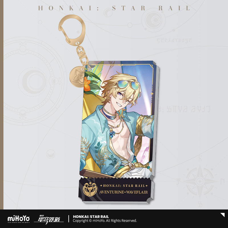 [Official Merchandise] Illustration Series Acrylic Keychains - Elation Path | Honkai: Star Rail