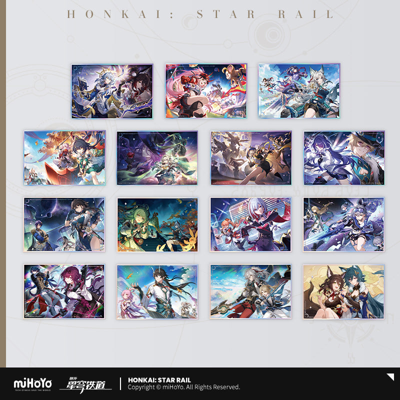 [Official Merchandise] Interstellar Journey Series: Acrylic Shikishi | Honkai: Star Rail