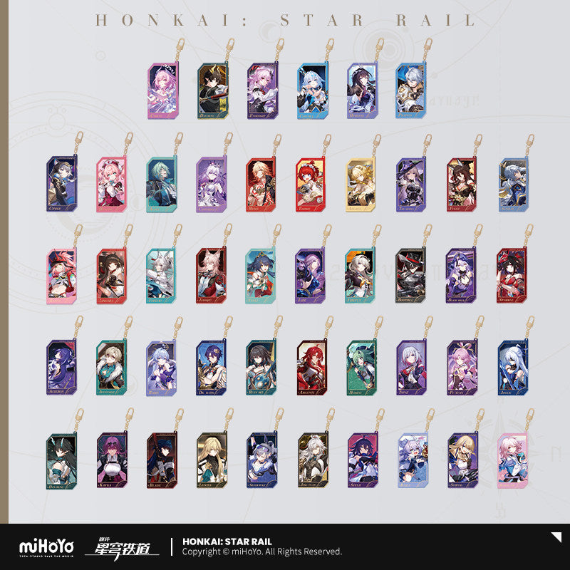 [Official Merchandise] All-Stars Invite Series Liquid Glitter Acrylic Charm | Honkai: Star Rail