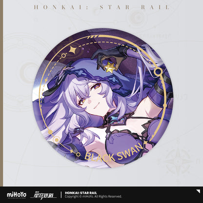 [Official Merchandise] Illustration Series Tinplate Badges - Nihility Path | Honkai: Star Rail