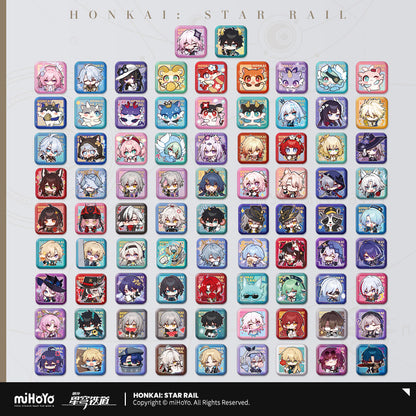 [Official Merchandise] Pom-Pom Gallery Series Square Badge | Honkai: Star Rail