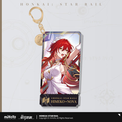 [Official Merchandise] Illustration Series Acrylic Keychains - Erudition Path | Honkai: Star Rail