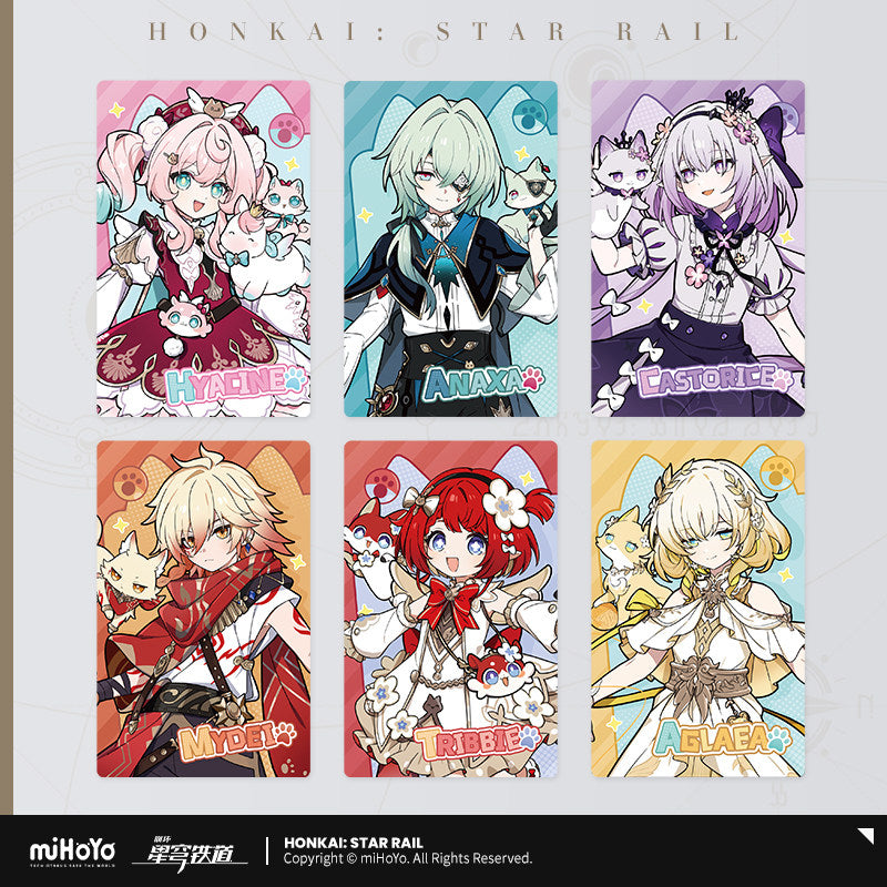 [Official Merchandise] Little Cat Series Holographic Collectible Ticket |  Honkai: Star Rail