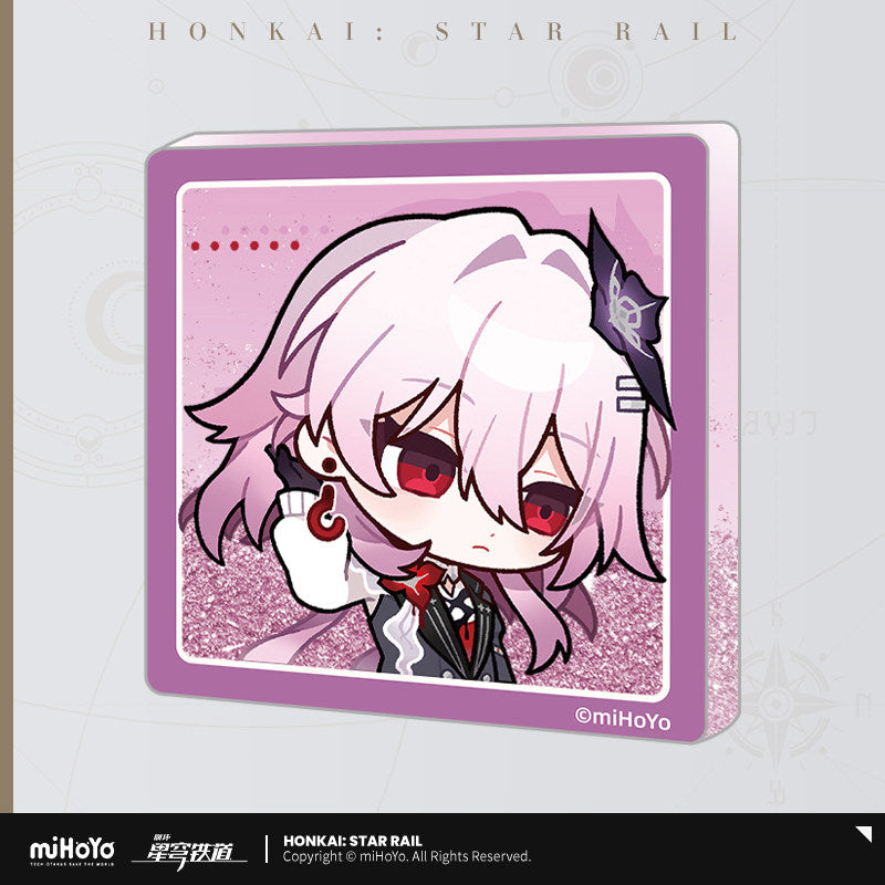 [Official Merchandise] Pom-Pom Gallery Series Liquid Glitter Acrylic Fridge Magnet | Honkai: Star Rail