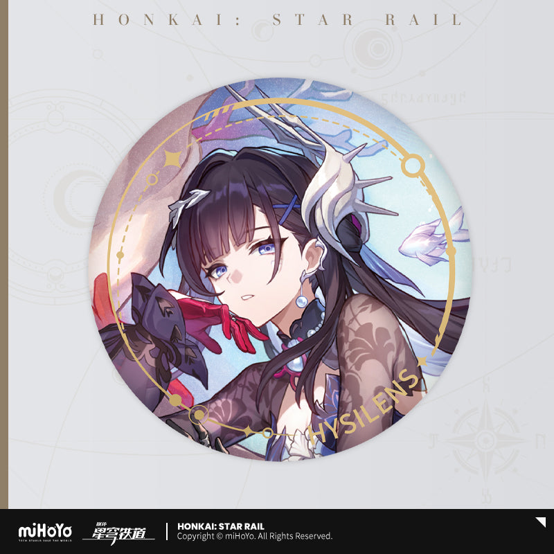 [Official Merchandise] Illustration Series Tinplate Badges - Nihility Path | Honkai: Star Rail