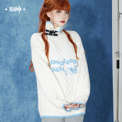 [Pre-Order/Limited] Tartaglia Theme Impression Series Cable Knit Lapel Sweater | Genshin Impact (Aug 2026)