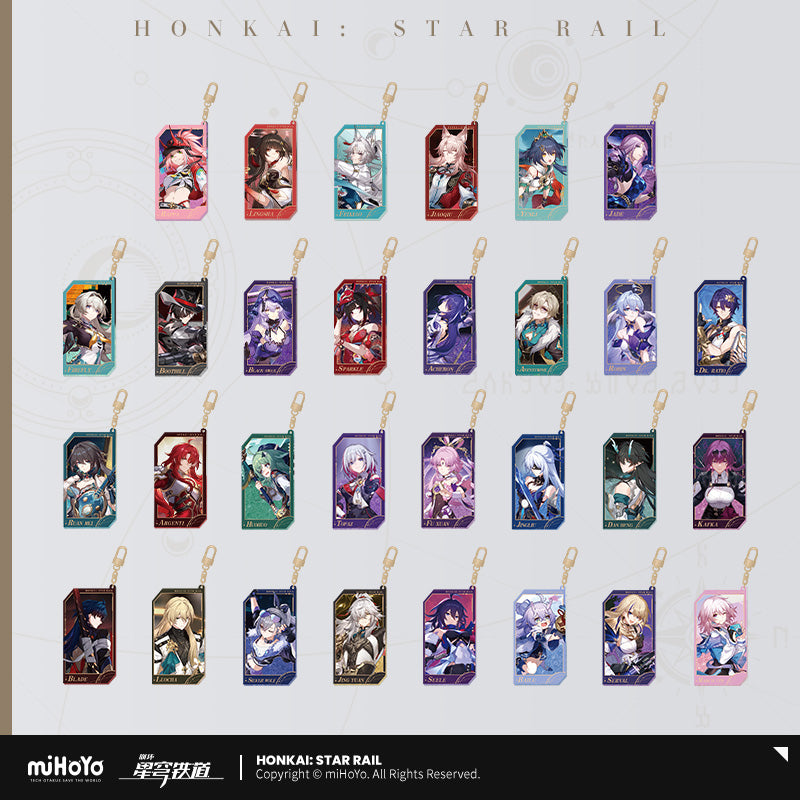 [Official Merchandise] All-Stars Invite Series Liquid Glitter Acrylic Charm | Honkai: Star Rail