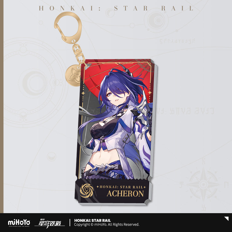 [Official Merchandise] Illustration Series Acrylic Keychains - Nihility Path | Honkai: Star Rail