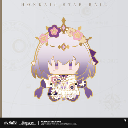 [Official Merchandise] Chibi Doll Series Happy Shake Metal Badge | Honkai: Star Rail