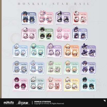 [Official Merchandise] Pom-Pom Gallery Series Soft Magnetic Bookmark Set | Honkai: Star Rail