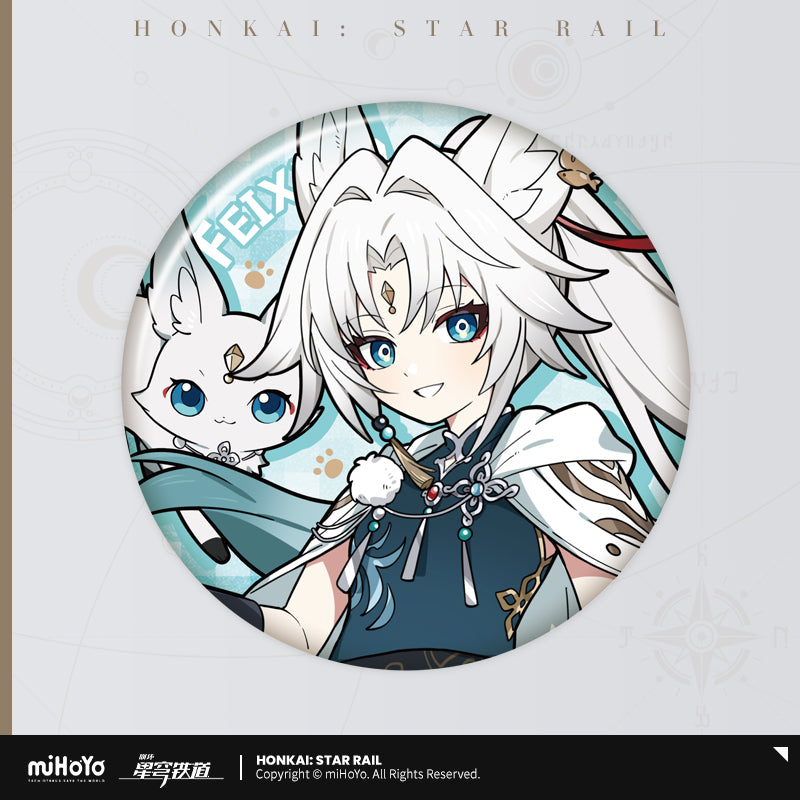 [Official Merchandise] Little Cat Series Tinplate Badges | Honkai: Star Rail