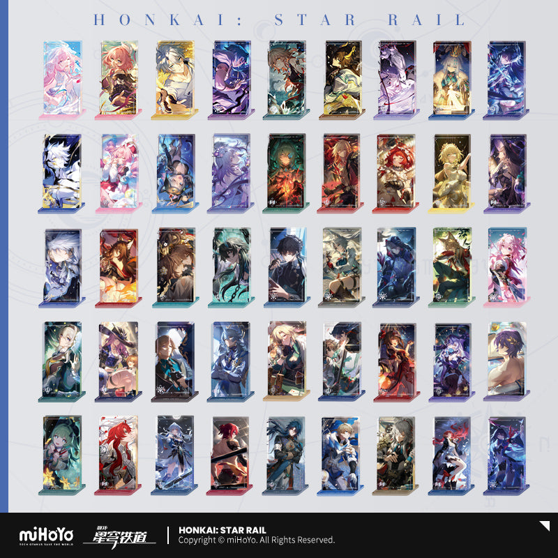 [Official Merchandise] Light Cone Series Liquid Glitter Acrylic Standee | Honkai: Star Rail