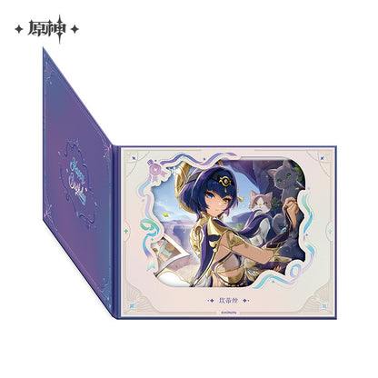 [Official Merchandise] Birthday Series Flip-Page Lattice Window Shikishi 2025 | Genshin Impact
