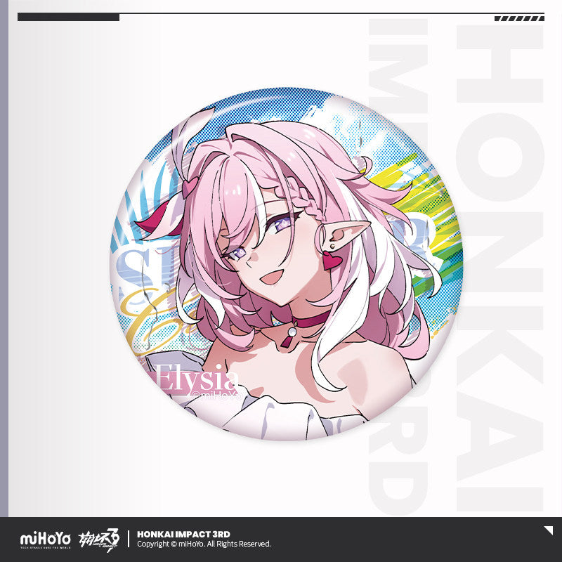 [Pre-Order] Summer Cruise Series Vol.6 Tinplate Badge | Honkai Impact 3rd (Within 200 Days)